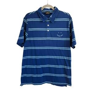 PS PAUL SMITH Blue Stripe Cotton Polo Shirt XL